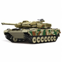 Klocki Konstrukcyjne Czołg Wojskowy Leopard Zdalnie Sterowany RC 1100 el.