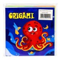 Zestaw Do Origami Papier Kolorowy Książeczka Instruktażowa 100 Arkuszy