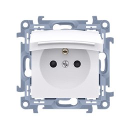 KONTAKT SIMON 10 MODUŁ BIAŁY GNIAZDO 1X Z/U Z PRZESŁONAMI Z IP44 16A 250V