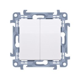 KONTAKT SIMON 10 MODUŁ BIAŁY ŁĄCZNIK UNIWERSALNY 2X ZACISKI 10AX 250V