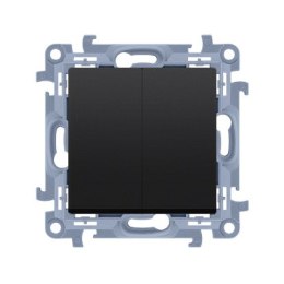 KONTAKT SIMON 10 MODUŁ CZARNY MAT ŁĄCZNIK UNIWERSALNY 2X ZACISKI 10AX 250V