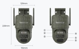Kamera IP Reolink Trackmix Series G770 8MP LTE akomulatorowa z Panelem Solarnym