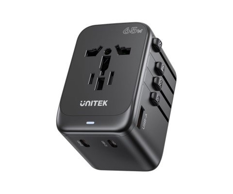 UNIWERSALNA PRZEJŚCIÓWKA SIECIOWA Z ZASILACZEM USB P1122ABK01 GaN UNITEK