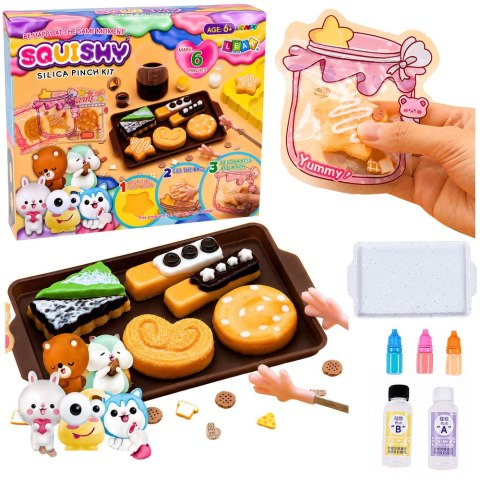 Zestaw Kreatywny Plastyczny Tworzenie Squishy Ozdobne Ciastka DIY