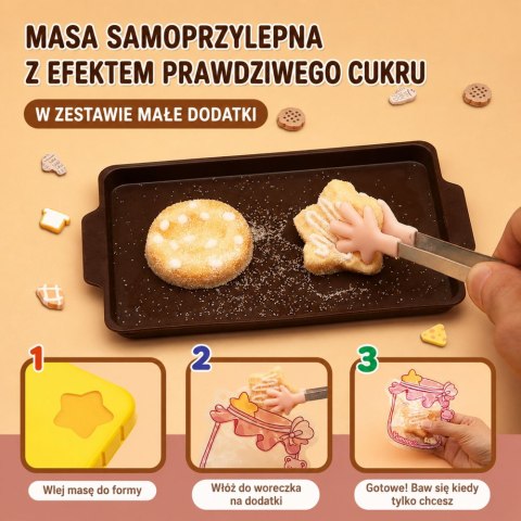 Zestaw Kreatywny Plastyczny Tworzenie Squishy Ozdobne Ciastka DIY
