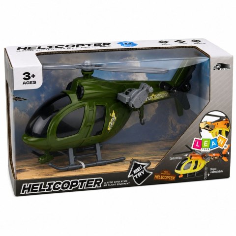 Helikopter Wojskowy Militarny Z Hakiem Światła Dźwięki Zielony