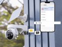 Kamera IP Imou AOV PT Kit 5MP 2.4GHz Wi-Fi i 4G z panelem solarnym, kartą pamięci 32GB i kartą SIM