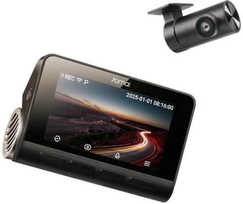 Wideorejestrator 70mai Dash Cam 4K A810S GPS Wi-Fi BT 4G/LTE 4K + kamera tylna RC24