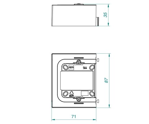 ADAPTER NATYNKOWY POJEDYNCZY SANTRA/1480-29/EPN Elektro-Plast