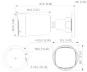 KAMERA AHD, HD-CVI, HD-TVI, PAL HAC-HFW1500RL-IL-T-0280B-DIP Smart Dual Light Two-way Talk - 5 Mpx 2.8 mm DAHUA