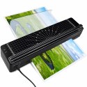 Laminator Ze Zgrzewarką i Gilotyną 3W1 Do Dokumentów Zdjęć A3 Czarny