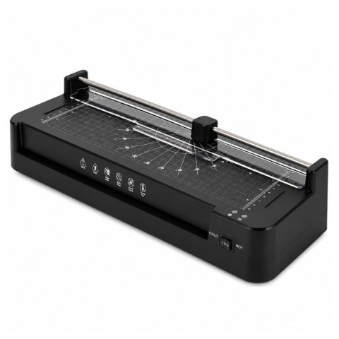 Laminator Ze Zgrzewarką i Gilotyną 3W1 Do Dokumentów Zdjęć A3 Czarny
