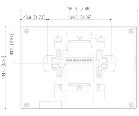 PANEL WEWNĘTRZNY VTH2123GB-W-S2 Wi-Fi / 2-Wire DAHUA