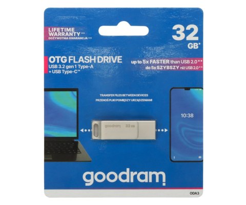 PENDRIVE FD-32/ODA3-GOODRAM 32 GB USB 3.2 Gen 1 GOODRAM