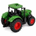 Traktor Rolniczy Farmerski Gospodarski Gumowe Koła Zielony 1:24