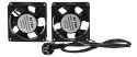 WENTYLATOR A19-2W-B ZASTOSOWANIE: SZAFY RACK