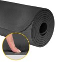 Mata gimnastyczna do ćwiczeń joga, pilates, fitness, 183x61cm, 1cm, REBEL