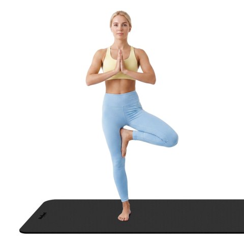 Mata gimnastyczna do ćwiczeń joga, pilates, fitness, 183x61cm, 1cm, REBEL
