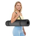 Mata gimnastyczna do ćwiczeń joga, pilates, fitness, 183x61cm, 4mm, REBEL