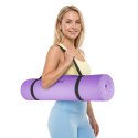Mata gimnastyczna do ćwiczeń joga, pilates, fitness, 183x61cm, 4mm, REBEL
