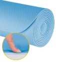 Mata gimnastyczna do ćwiczeń joga, pilates, fitness, 183x61cm, 4mm, REBEL
