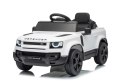 Auto Land Rover Defender białe na akumulator dla dzieci + pilot R/C