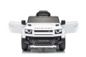 Auto Land Rover Defender białe na akumulator dla dzieci + pilot R/C