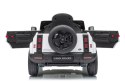 Auto Land Rover Defender białe na akumulator dla dzieci + pilot R/C