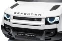 Auto Land Rover Defender białe na akumulator dla dzieci + pilot R/C