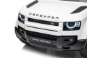 Auto Land Rover Defender białe na akumulator dla dzieci + pilot R/C