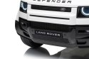 Auto Land Rover Defender białe na akumulator dla dzieci + pilot R/C