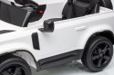 Auto Land Rover Defender białe na akumulator dla dzieci + pilot R/C