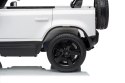 Auto Land Rover Defender białe na akumulator dla dzieci + pilot R/C