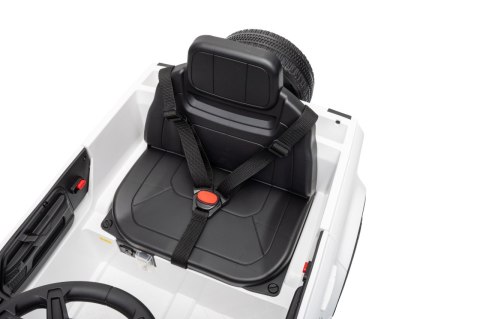 Auto Land Rover Defender białe na akumulator dla dzieci + pilot R/C