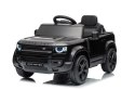 Auto Land Rover Defender czarne na akumulator dla dzieci + pilot R/C