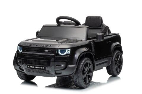 Auto Land Rover Defender czarne na akumulator dla dzieci + pilot R/C