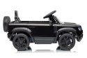 Auto Land Rover Defender czarne na akumulator dla dzieci + pilot R/C
