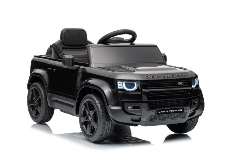 Auto Land Rover Defender czarne na akumulator dla dzieci + pilot R/C