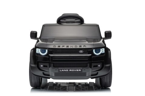Auto Land Rover Defender czarne na akumulator dla dzieci + pilot R/C