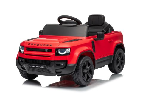 Auto Land Rover Defender czerwone na akumulator dla dzieci + pilot R/C