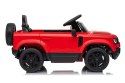 Auto Land Rover Defender czerwone na akumulator dla dzieci + pilot R/C