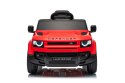 Auto Land Rover Defender czerwone na akumulator dla dzieci + pilot R/C