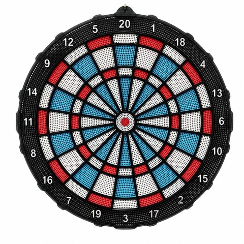 Tarcza Do Darta Soft Tip Rzutki Gra Zręcznościowa Towarzyska Zestaw 42,5 cm