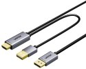 Unitek Kabel HDMI do DisplayPort 4K z zasilaniem USB-A | 4K@60Hz | HDR | 1,8 m