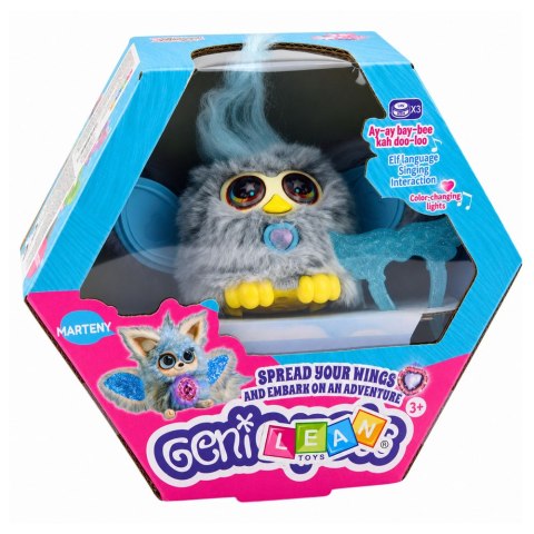 Zwierzak Interaktywny Stworek Genie Pets Światła Dźwięki Zawieszka Szary