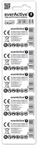 Bateria CR2477 everActive (blister 5 szt.)