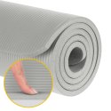 Mata gimnastyczna do ćwiczeń joga, pilates, fitness, 183x61cm, 1.5cm, REBEL