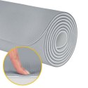 Mata gimnastyczna do ćwiczeń joga, pilates, fitness, 183x61cm, 1cm, REBEL