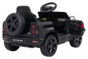 Auto Land Rover Defender czarne na akumulator dla dzieci + pilot R/C