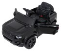 Auto Land Rover Defender czarne na akumulator dla dzieci + pilot R/C